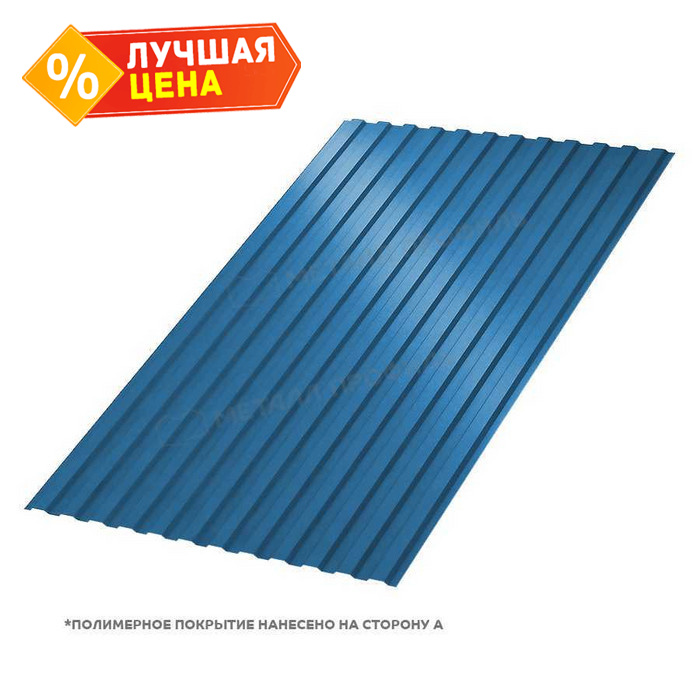 Профлист Металл Профиль МП-10 0,5 NormanMP RAL 6002 Зеленый лист B