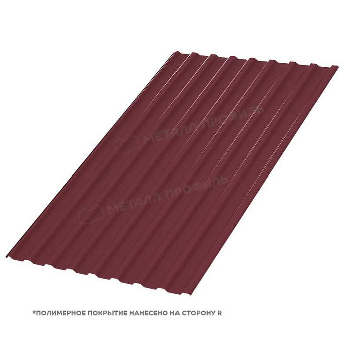 Профлист Металл-Профиль МП-20 PURMAN® 0.5 мм RAL 3005 Красное вино