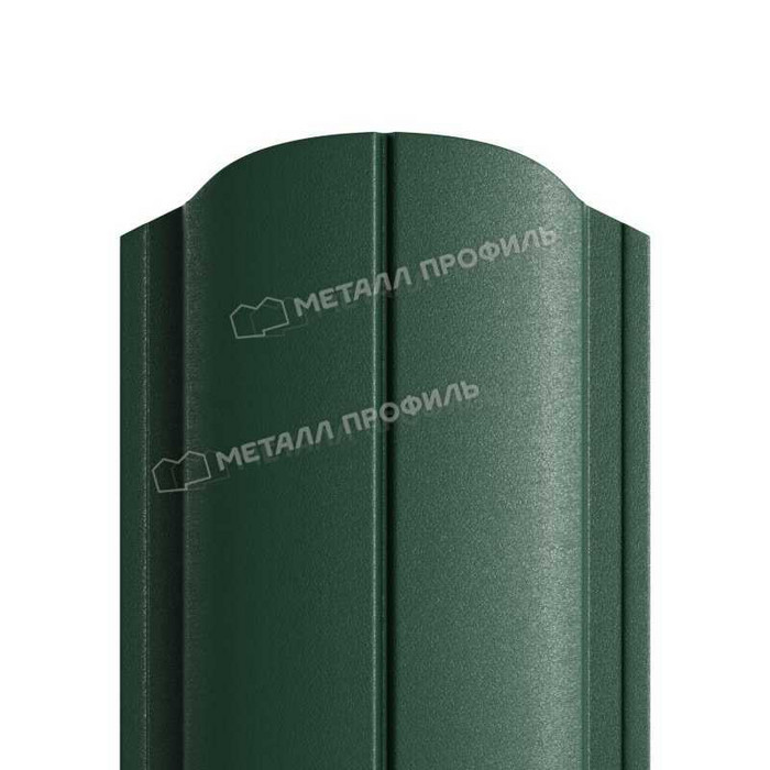 Штакетник Металл Профиль ELLIPSE-O 0,45 VikingMP® RAL6005 Зеленый мох