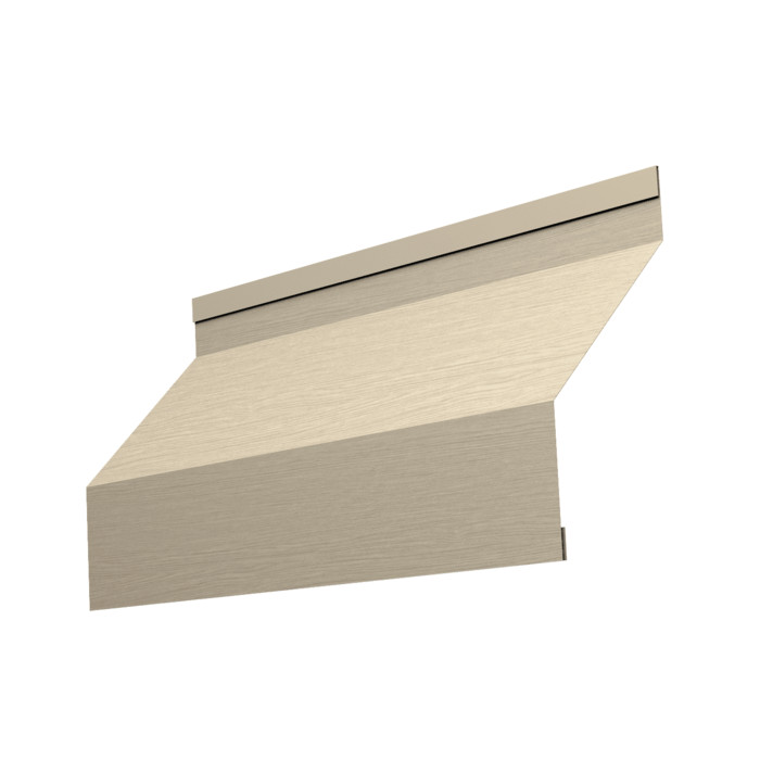 Ламель забора жалюзи Milan new 0,45 Print Elite с пленкой Milky Wood TwinColor
