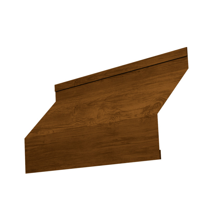 Ламель забора жалюзи Milan new 0,45 Print-Double Elite с пленкой Golden Wood