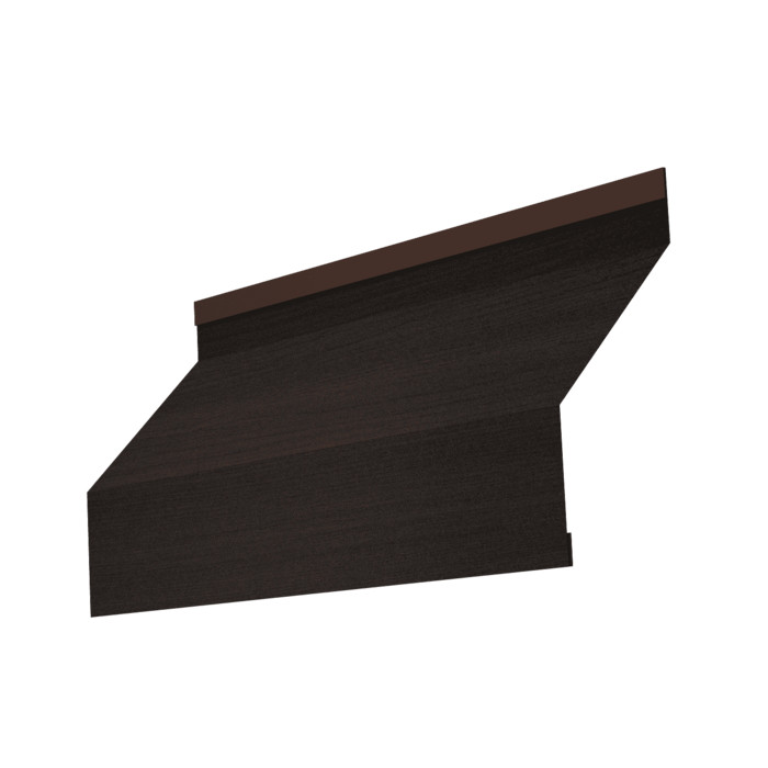 Ламель забора жалюзи Milan new 0,45 Print Elite с пленкой Coffee Wood TwinColor