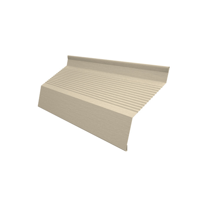 Ламель забора жалюзи Milan new gofr 0,45 Print Elite Milky Wood TwinColor