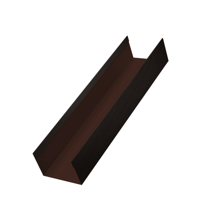 Стойка жалюзи Milan, Tokyo 0,45 Print Elite Coffee Wood TwinColor (1,8м)