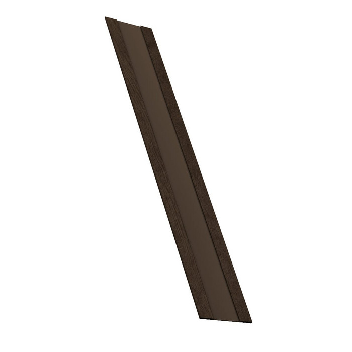 Крепежная планка жалюзи Milan, Milan Slim, Tokyo 0,45 Print Elite Antique Wood TwinColor (2м)