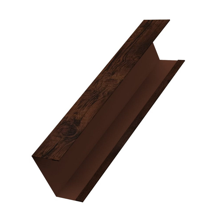 Крышка жалюзи Milan, Tokyo (для калиток, ворот) 0,45 Print Premium Cherry Wood Dark FTC (2м)