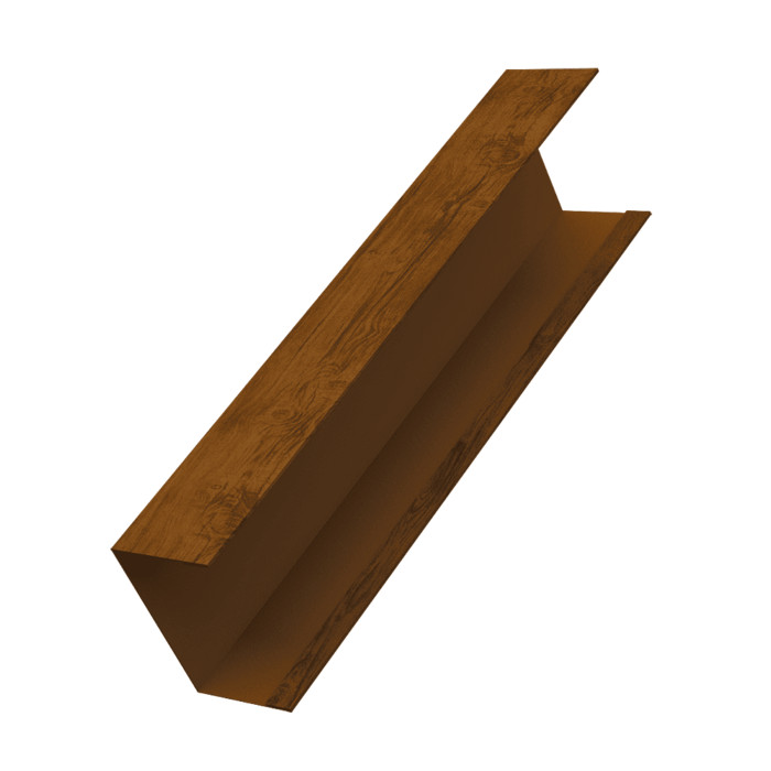 Крышка жалюзи Milan, Tokyo (для калиток, ворот) 0,45 Print Elite Golden Wood TwinColor (2,5м)