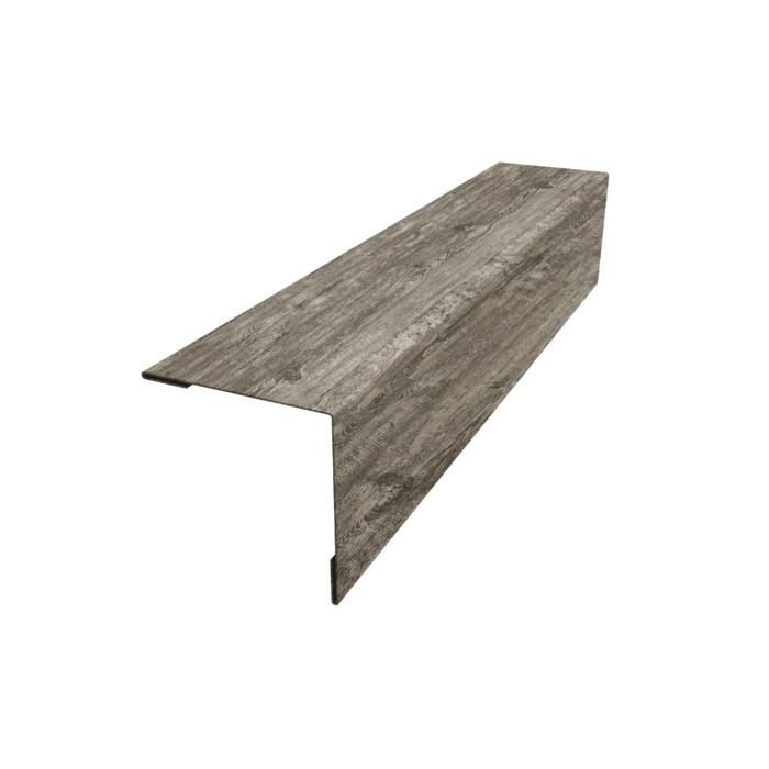 Планка завершающая 50х50 жалюзи Milan 0,45 Print Elite Nordic Wood TwinColor (2м)
