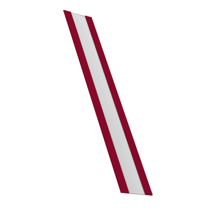 Крепежная планка жалюзи Milan, Milan Slim, Tokyo 0,45 PE RAL 3003 рубиново-красный (3м)