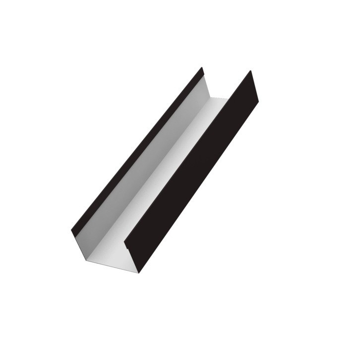 Стойка жалюзи Milan, Tokyo 0,5 Drap RAL 9005 черный (1,8м)