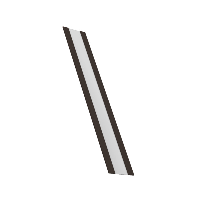 Крепежная планка жалюзи Milan, Milan Slim, Tokyo 0,5 Drap RR 32 темно-коричневый (2,5м)