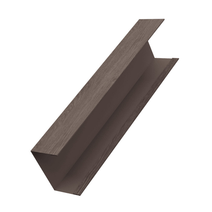 Крышка жалюзи Milan, Tokyo (для калиток, ворот) 0,45 Print Elite White Wood TwinColor (2,5м)