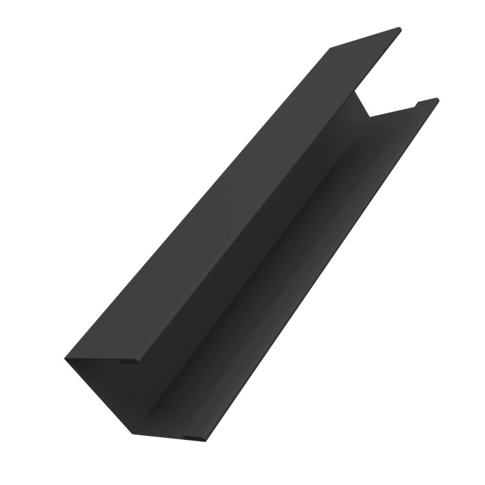 Крышка жалюзи Milan Slim 0,45 PE-Double RAL 7016 антрацитово-серый (3м)