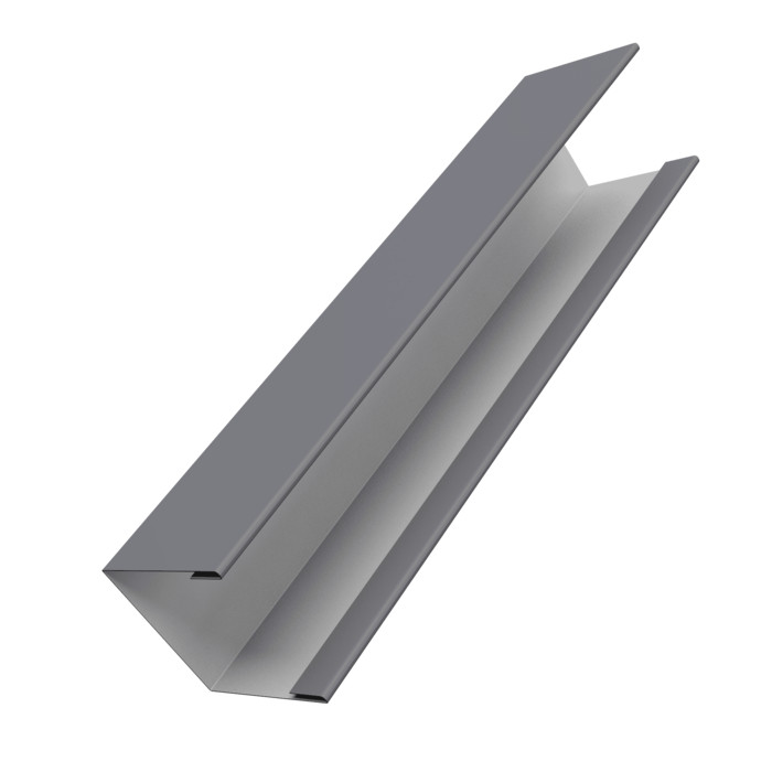 Крышка жалюзи Milan Slim 0,5 PE RAL 7004 сигнальный серый (3м)