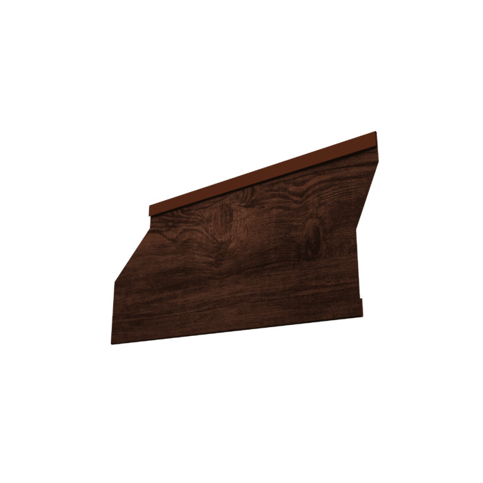 Ламель забора жалюзи Milan Slim 0,45 Print Elite Cherry Wood TwinColor