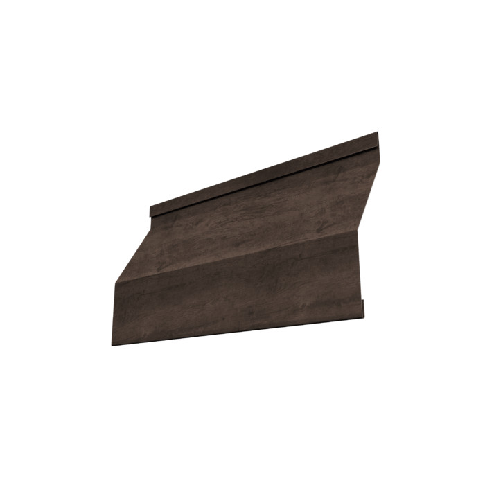 Ламель забора жалюзи Milan Slim 0,45 Print-Double Premium с пленкой Antique Wood