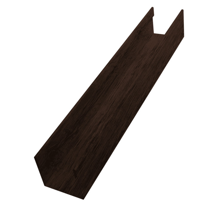 Стойка жалюзи Milan Slim 0,45 Print-double Premium Antique Wood (1,8м)