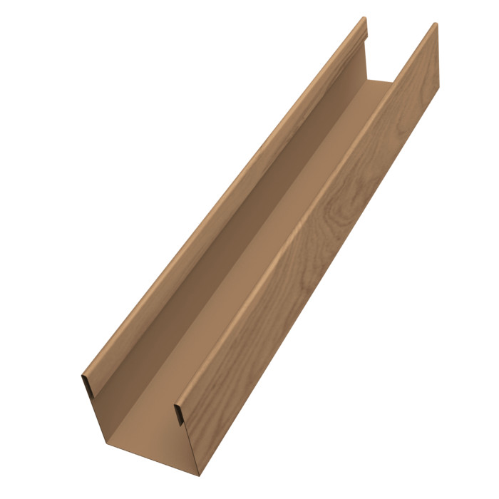 Стойка жалюзи Milan Slim 0,45 Print Elite Honey Wood TwinColor (1,8м)