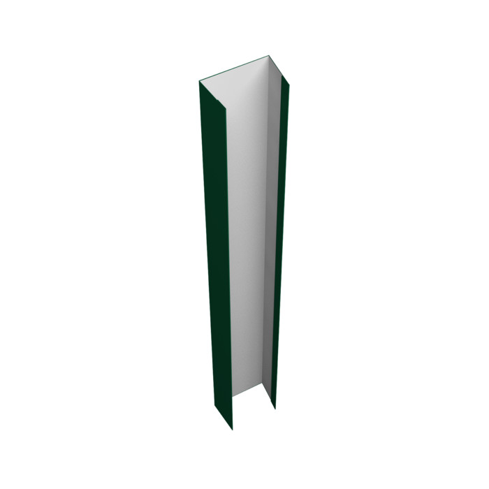 Крепежная планка верхняя Texas 0,45 PE RAL 6005 зеленый мох (2м)