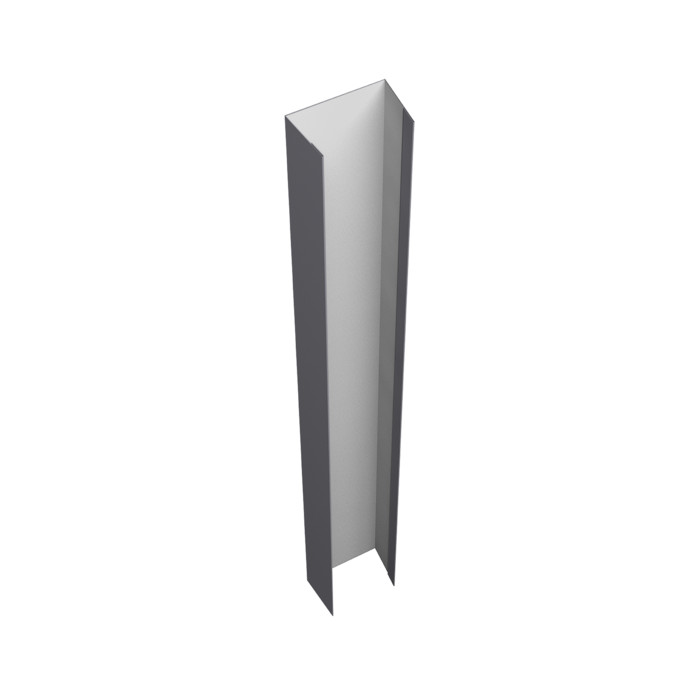 Крепежная планка верхняя Texas 0,7 PE RAL 7004 сигнальный серый (2м)