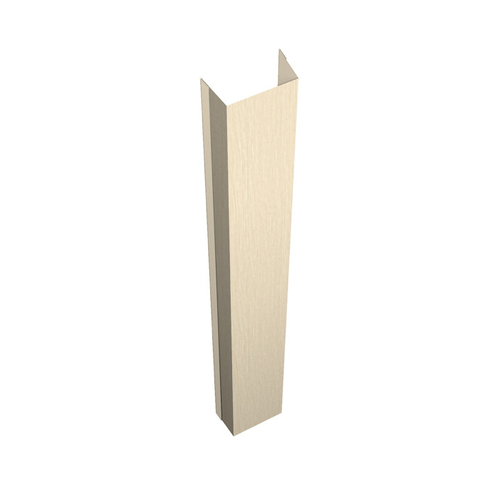 Крепежная планка нижняя Texas 0,45 Print Elite Milky Wood TwinColor (3м)