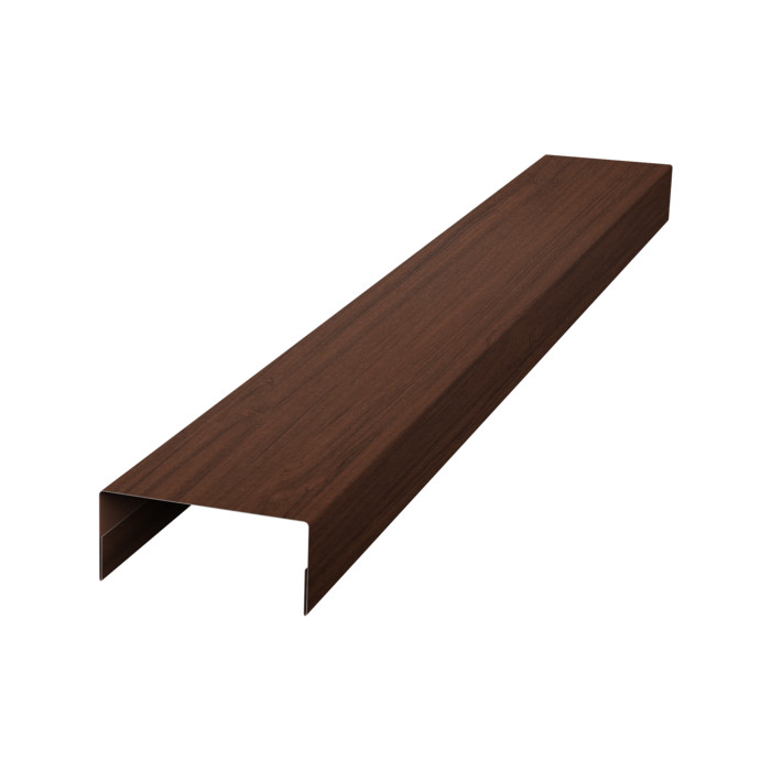 Крышка 30х20 жалюзи Texas 0,45 Print Elite Choco Wood TwinColor (2,5м)