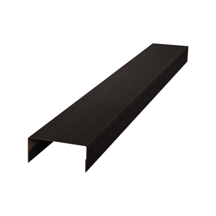 Крышка 30х20 жалюзи Texas 0,45 Print Elite Coffee Wood TwinColor (2,5м)
