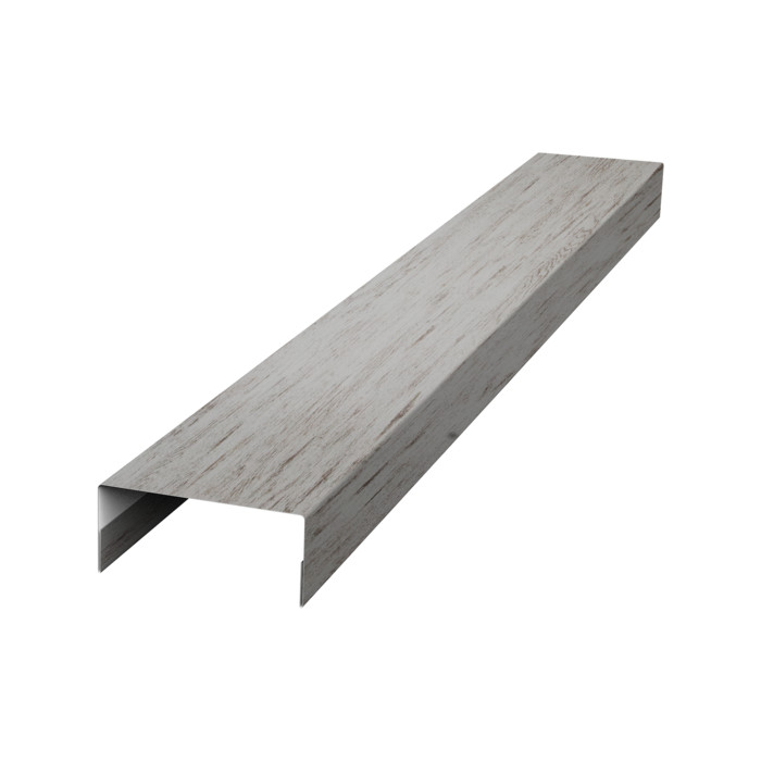 Крышка 30х20 жалюзи Texas 0,45 Print Elite Snow Wood TwinColor (2м)