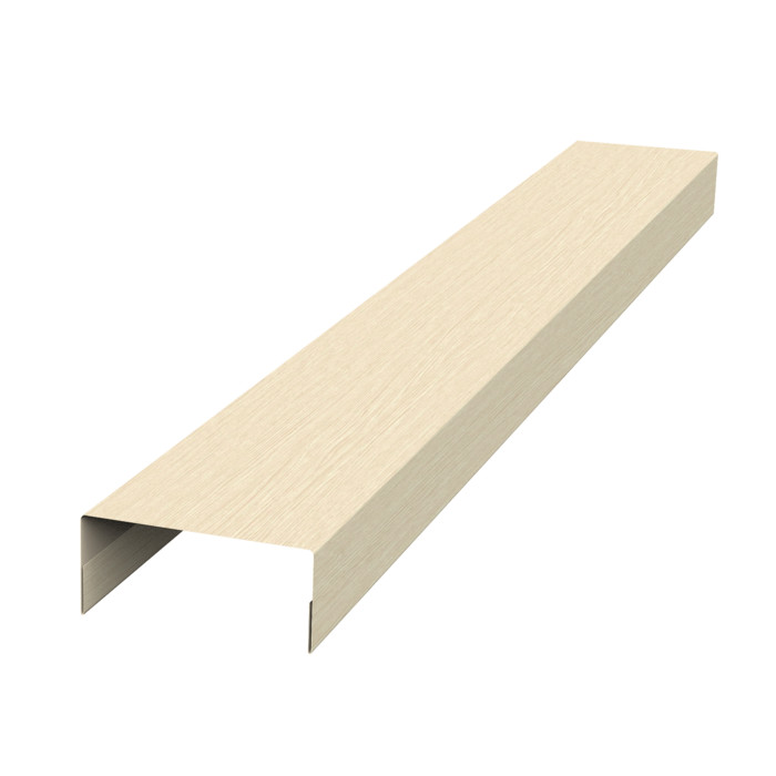 Крышка 45х20 жалюзи Texas 0,45 Print Elite Milky Wood TwinColor (2,5м)