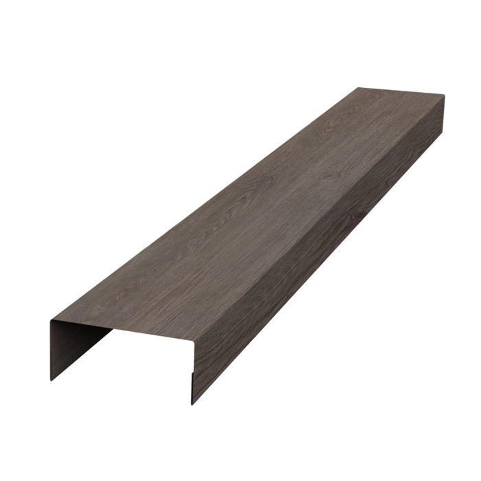 Крышка 45х20 жалюзи Texas 0,45 Print Elite White Wood TwinColor (3м)
