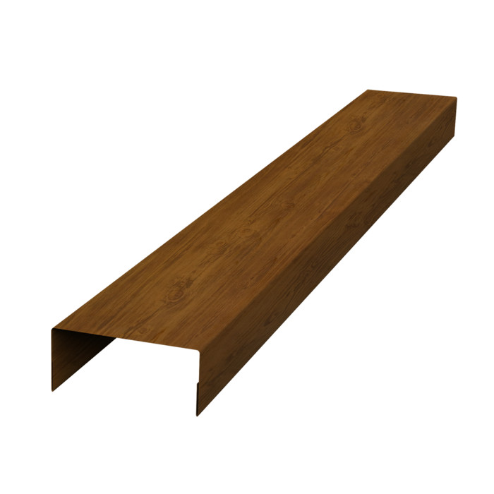 Крышка 45х20 жалюзи Texas 0,45 Print-double Elite Golden Wood (3м)