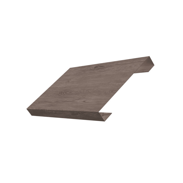 Ламель лицевая 150 забора жалюзи Texas 0,45 Print Elite с пленкой White Wood TwinColor
