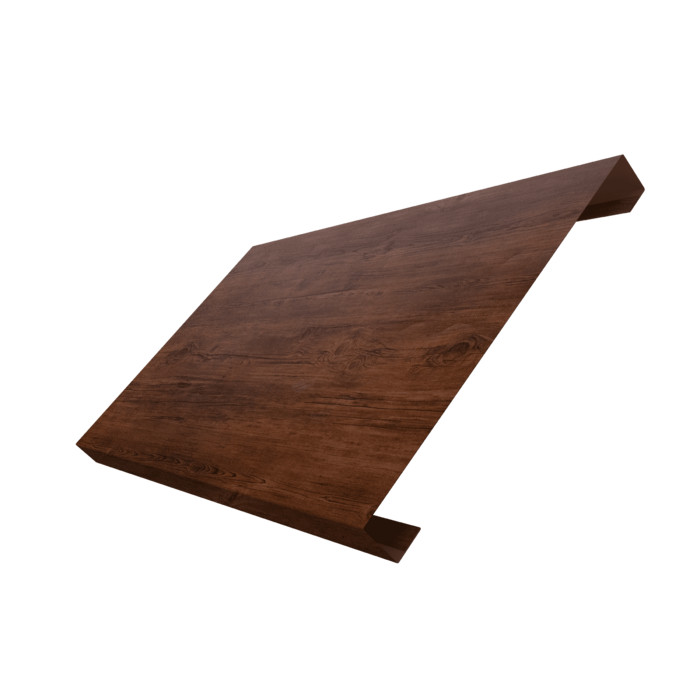 Ламель лицевая 200 забора жалюзи Texas 0,4 Print Premium с пленкой Cherry Wood Fresh TwinColor