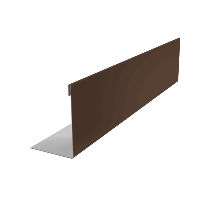 Нащельник 125 Texas 25х35 0,45 Drap RAL 8017 шоколад (L2,0)
