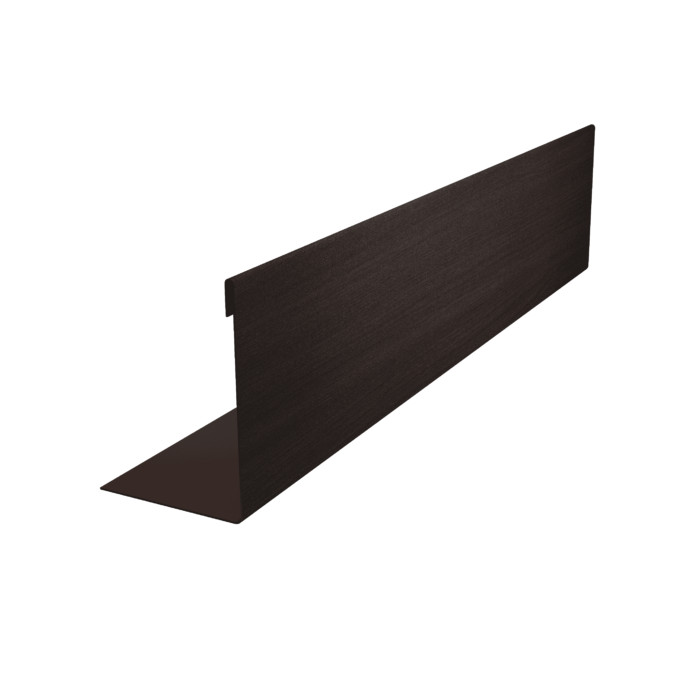 Нащельник 125 Texas 25х35 0,45 Print Elite Coffee Wood TwinColor (L2,0)