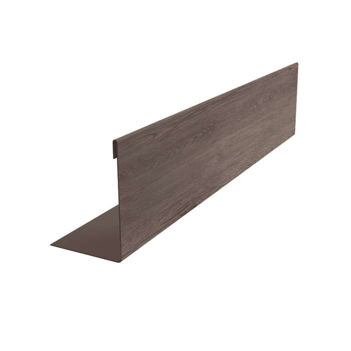 Нащельник 125 Texas 25х35 0,45 Print Elite White Wood TwinColor (L1,8)