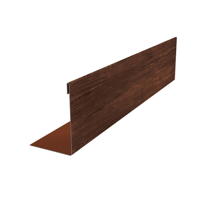 Нащельник 125 Texas 25х35 0,45 Print Premium Cherry Wood Dark FTC (L2,0)