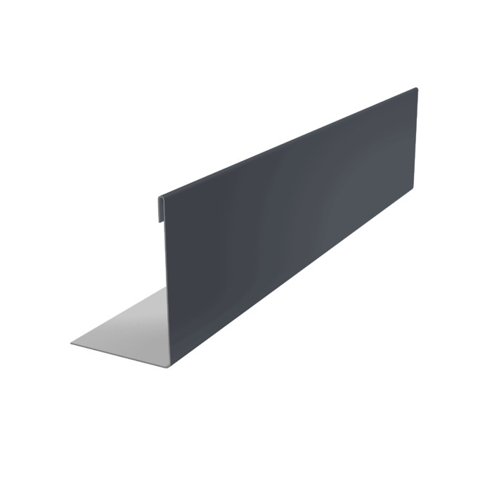 Нащельник 125 Texas 25х35 0,5 PurPro Matt 275 RAL 7024 мокрый асфальт (L2,0)
