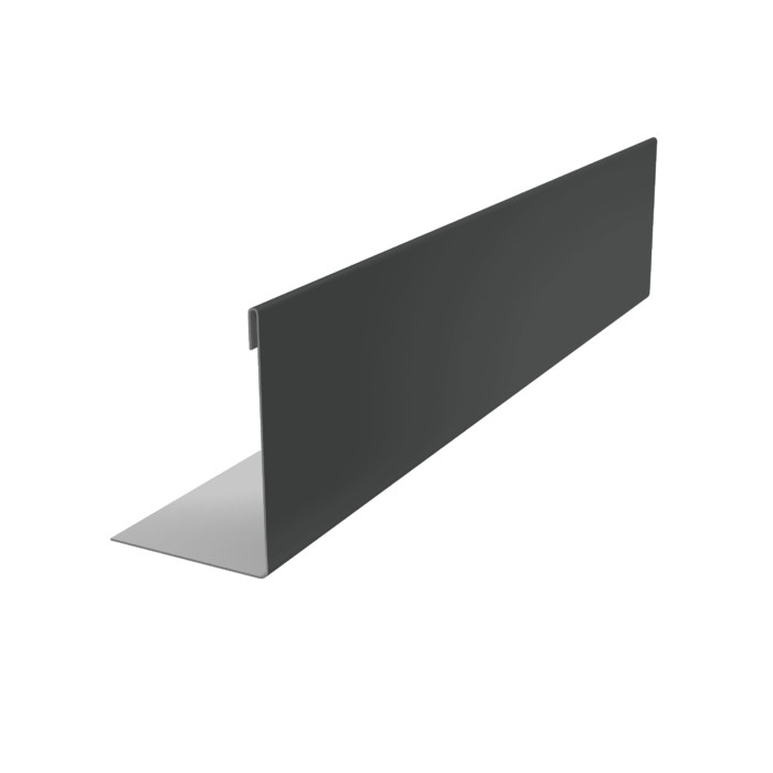 Нащельник 125 Texas 25х35 0,5 Rooftop Бархат RAL 7016 антрацитово-серый (L2,0)
