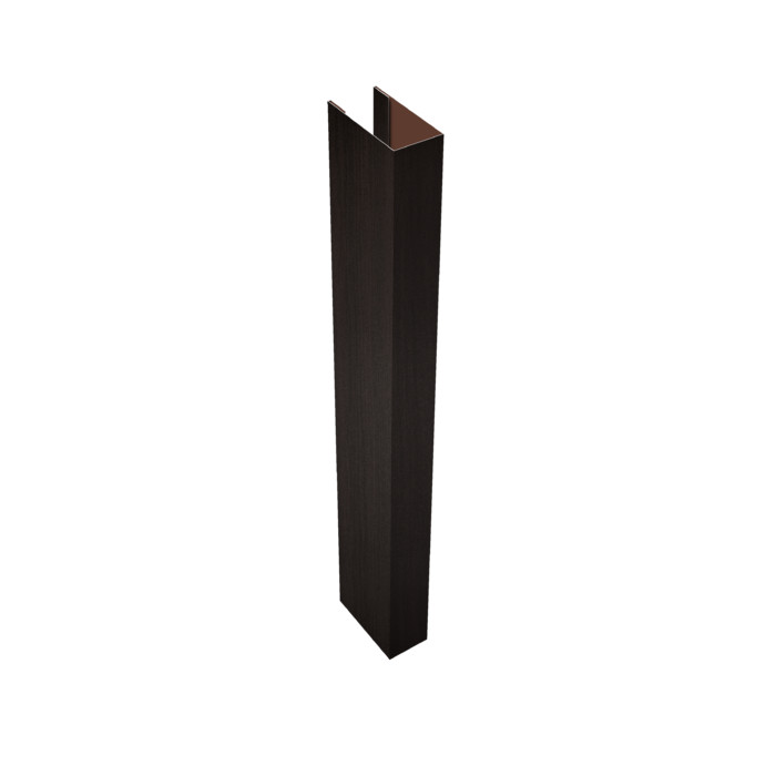 Стойка Texas для калиток и ворот 0,45 Print Elite Coffee Wood TwinColor (3м)