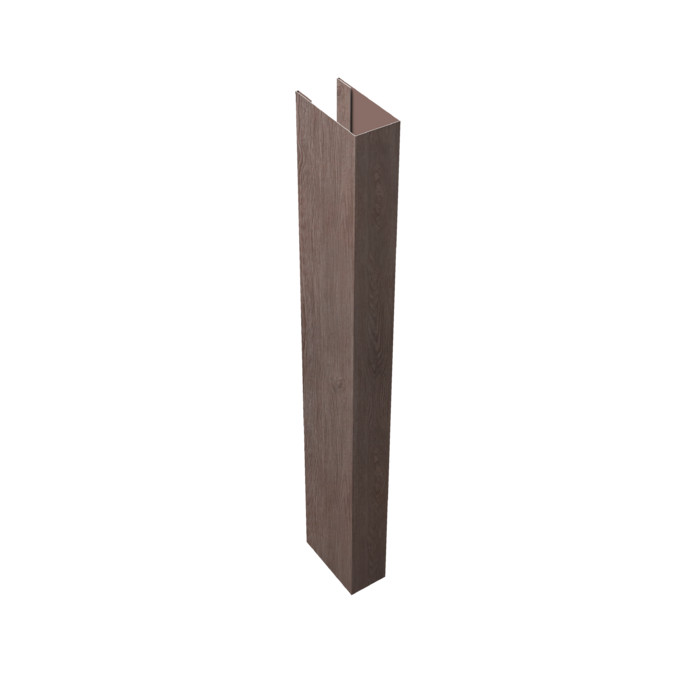 Стойка Texas для калиток и ворот 0,45 Print Elite White Wood TwinColor (1,8м)