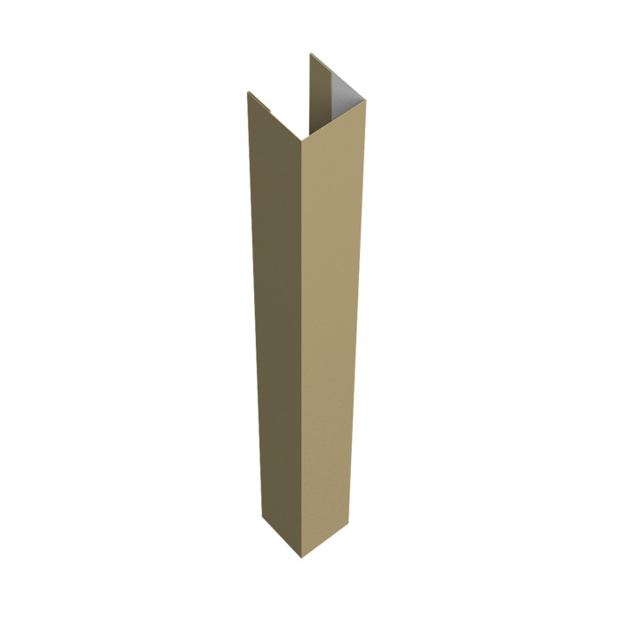 Стойка жалюзи Texas для монтажа без крепежного вкладыша 0,45 PE RAL 1014 слоновая кость (1,8м)