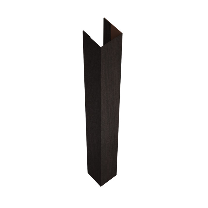 Стойка жалюзи Texas для монтажа без крепежного вкладыша 0,45 Print Elite Coffee Wood TwinColor (1,8м)