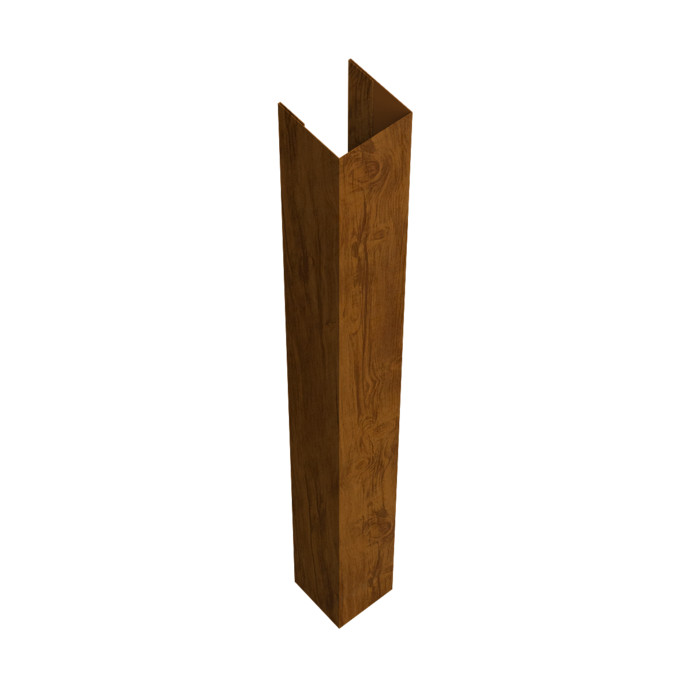 Стойка жалюзи Texas для монтажа без крепежного вкладыша 0,45 Print Elite Golden Wood TwinColor (2м)