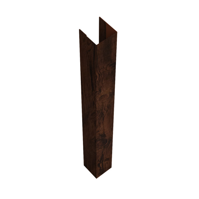 Стойка жалюзи Texas для монтажа с крепежным вкладышем 0,45 Print Elite Cherry Wood TwinColor (1,8м)