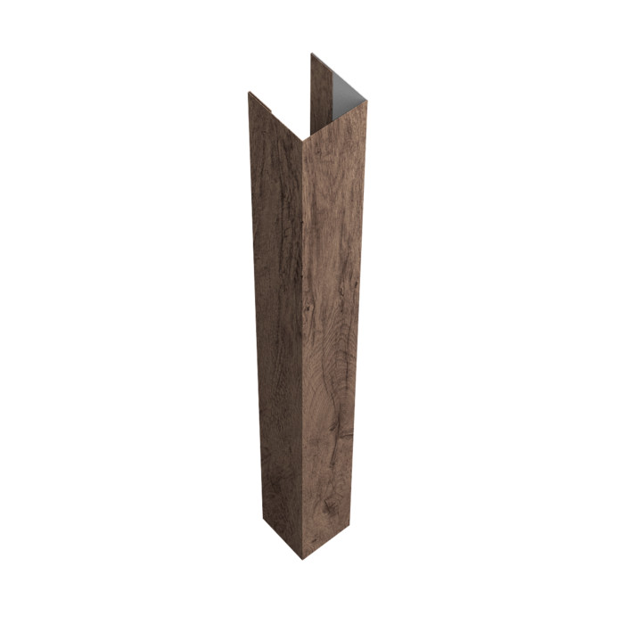 Стойка жалюзи Texas для монтажа с крепежным вкладышем 0,45 Print Premium Almond Wood Fresh (1,8м)
