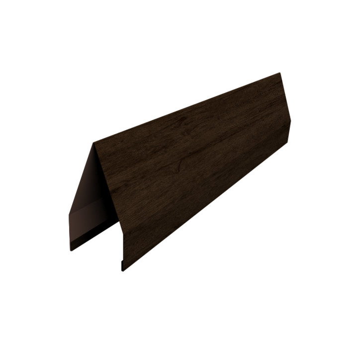 Ламель забора жалюзи Tokyo 0,45 Print Elite с пленкой Antique Wood TwinColor