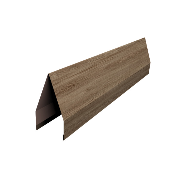 Ламель забора жалюзи Tokyo 0,45 Print Elite с пленкой White Wood TwinColor