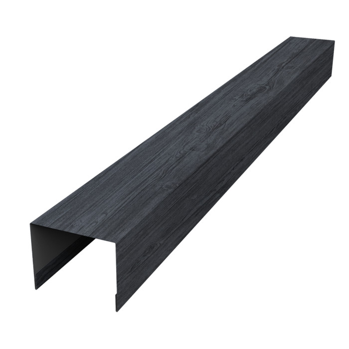 Крышка жалюзи Palermo 0,45 Print Premium Grey Wood TwinColor (2м)
