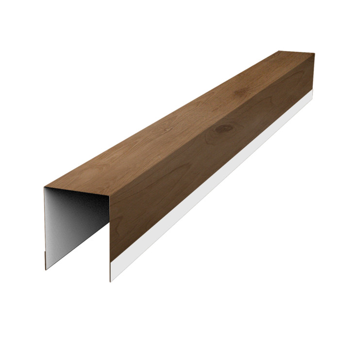 Планка опорная составная внутренняя для забора жалюзи Palermo 0,45 Print Premium Pine Wood Fresh (1,8м)